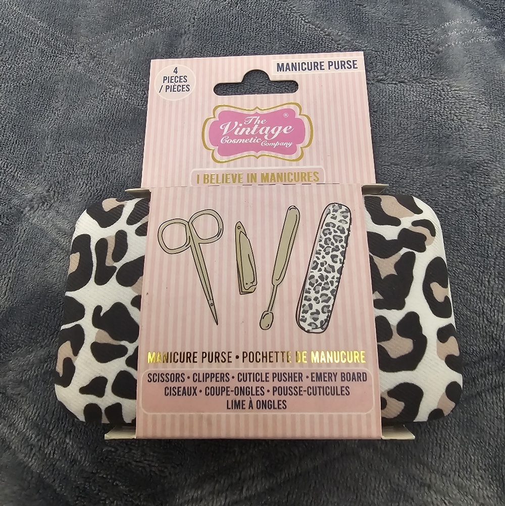 The Vintage Cosmetic Company 4-Piece Manicure 💅 Purse/Kit 👛